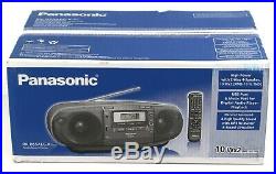 Panasonic RX-D55AEG-K Portable Stereo CD Player Cassette MP3 Playback -Brand New