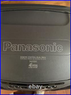 Panasonic RX-D75 Ghetto Blaster Boombox Portable Radio Cassette CD Player