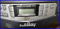 Panasonic RX-DS16 XBS AM/FM Cassette CD Player Radio Portable Boombox Stereo
