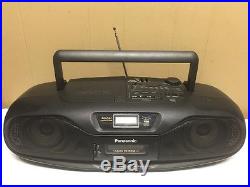 Panasonic RX-DS202 Cassette Cd Player Portable Stereo Vtg Boombox Ghetto Blaster