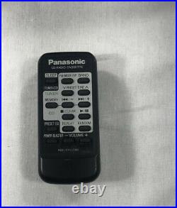 Panasonic RX-DS27 Power Blaster Boom Box Portable CD Cassette Player With Remo