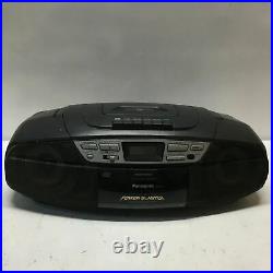 Panasonic RX-DS27 Power Blaster Boombox Portable Stereo CD Cassette Player