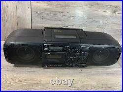 Panasonic RX-DS30 Boombox AM/FM Radio Cassette Recorder CD TESTED WORKS