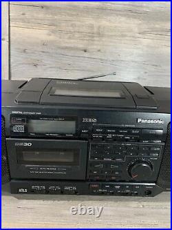 Panasonic RX-DS30 Boombox AM/FM Radio Cassette Recorder CD TESTED WORKS