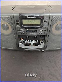 Panasonic RX-DS303 Portable Stereo CD System Rare Tested And Working No Remote