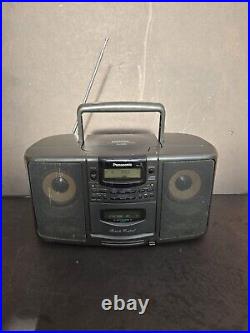 Panasonic RX-DS303 Portable Stereo CD System Rare Tested And Working No Remote