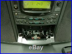 Panasonic RX-DS303 Radio Cassette Player portable Stereo Cd Boombox Retro