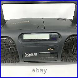 Panasonic RX-DS45 Portable Stereo Radio CD Player Cassette Boom Box READ