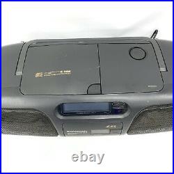 Panasonic RX-DS45 Portable Stereo Radio CD Player Cassette Boom Box READ