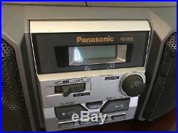 Panasonic RX-DS5 AM/FM Stereo / CD / Cassette Boombox Portable Radio Works Grea