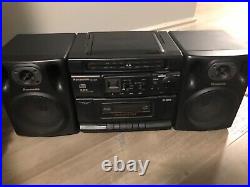 Panasonic RX-DS515 Stereo Boombox CD AM/FM Radio Audio Cassette