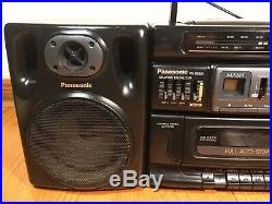 Panasonic RX-DS520 Portable FM/AM Stereo CD Tape Player BOOMBOX Ghetto Blaster