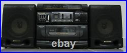 Panasonic RX-DS520 Portable Stereo CD System Cassette Player Boombox