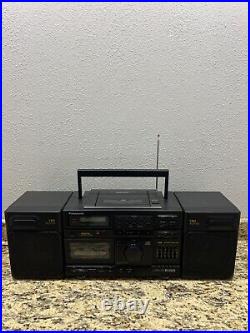 Panasonic RX-DS620 Portable Stereo CD Cassette AM/FM Radio Boombox SERVICED