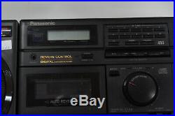 Panasonic RX-DS660 Portable Stereo Boombox Cassette AM/FM Radio/Tape/CD Player