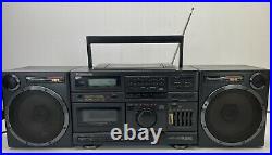 Panasonic RX-DS660 Stereo Boombox Cassette AM/FM Radio Acoustic Air Suspension