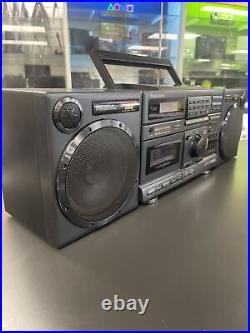 Panasonic RX-DS660 Stereo Boombox Cassette AM/FM Radio Acoustic Air Suspension