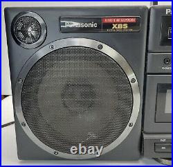 Panasonic RX-DS660 Stereo Boombox Cassette AM/FM Radio Acoustic Air Suspension