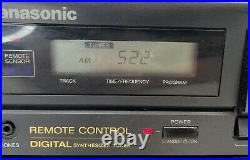 Panasonic RX-DS660 Stereo Boombox Cassette AM/FM Radio Acoustic Air Suspension