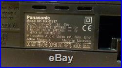 Panasonic RX-DSI7 CD / Cassette Player / Receiver Portable Boombox MASH Rare