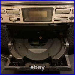 Panasonic RX-DT37 Portable Stereo CD Radio Cassette Player Black W48cm H15.6cm
