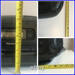 Panasonic RX-DT401 Retro Portable Boombox XBS MASH Tape Radio CD Player Tested
