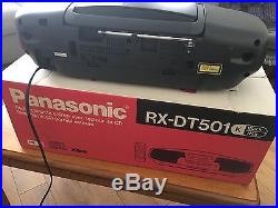 Panasonic RX-DT501 XBS Portable Radio CD Cassette Player Ghetto Blaster boom box