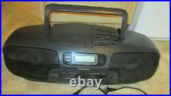 Panasonic RX-DT501 XBS Portable Radio CD Cassette Player Ghetto Blaster boombox