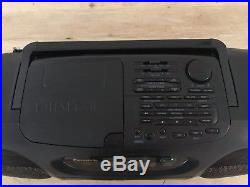Panasonic RX-DT55 Ghetto Blaster BoomBox CD Tape Cassette Player Radio Portable
