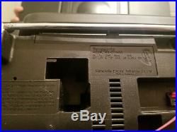 Panasonic RX-DT600 Dual Cassette CD Player AM/FM Portable Radio Boom Box Vintage