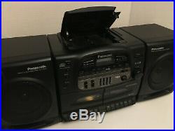 Panasonic RX-DT640 Boombox Portable Stereo Cassette CD Player