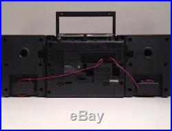 Panasonic RX-DT650 Boom Box Dual Cassette CD Player AM/FM Radio Portable Stereo