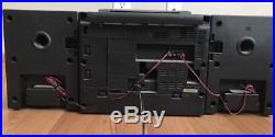 Panasonic RX-DT650 Boom Box Dual Cassette Player CD AM/FM Portable Stereo