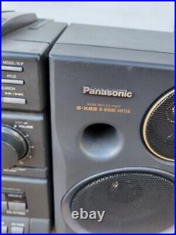 Panasonic RX-DT680 Portable Boombox Radio CD Cassette System, Plays Music