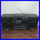 Panasonic RX-DT680 Portable Boombox Radio CD Cassette System Tested READ