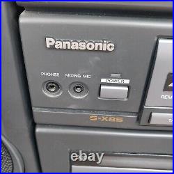 Panasonic RX-DT680 Portable Boombox Radio CD Cassette System Tested READ