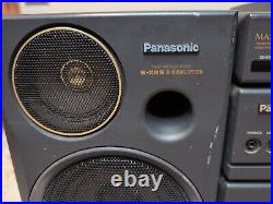 Panasonic RX-DT680 Portable Boombox Radio CD Cassette Tape Stereo System Works