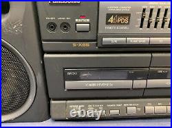 Panasonic RX-DT680 VTG Portable AM/FM Radio CD Cassette Tape Player Boombox
