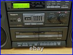 Panasonic RX-DT680 Vintage 90's Portable Stereo Boombox Radio Cassette CD Player