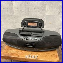 Panasonic RX-DT707 Black Portable Stereo CD System Large CD Radio Cassette