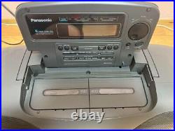 Panasonic RX-DT707 CD Headphone Jack Cassette Radio Boombox AC100V 50/60Hz Japan