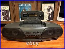 Panasonic RX-DT707 CD/Headphone Jack/Cassette/Radio Boombox Used JAPAN