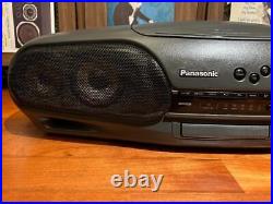 Panasonic RX-DT707 CD/Headphone Jack/Cassette/Radio Boombox Used JAPAN