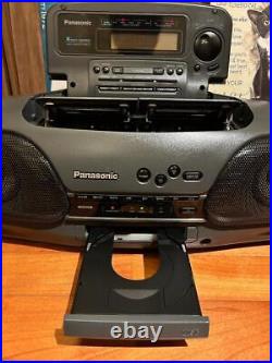 Panasonic RX-DT707 CD/Headphone Jack/Cassette/Radio Boombox Used JAPAN