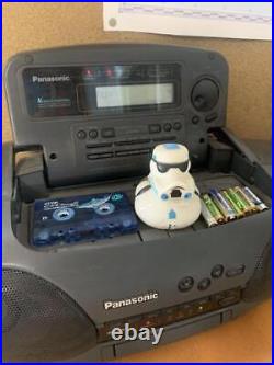 Panasonic RX-DT707 Portable Stereo Radio CD Player Cassette Boom Box FREE SHIPP