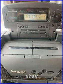 Panasonic RX-DT707 Portable Stereo Radio CD Player Cassette Boom Box Fedex