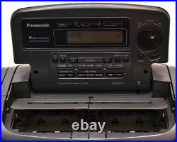 Panasonic RX-DT707 Portable Stereo Radio CD Player Cassette Boom Box withManual