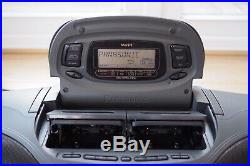 Panasonic RX-DT75 Portable BoomBox CD Tape Cassette Player Radio Ghetto Blaster