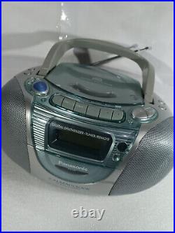 Panasonic RX-DX1 Boombox Cassette Tape AM FM Radio Portable Player Recorder