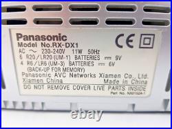 Panasonic RX-DX1 Boombox Cassette Tape CD Radio FM AM Portable Player Recorder Panasonic RX-DX1 Boombox Cassette Tape CD Radio FM AM Portable Player Recorder